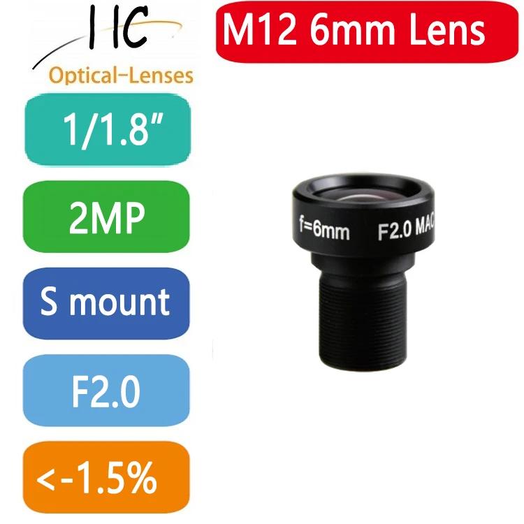 2 ް ȼ M12-Mount 6mm 1/1.8 ġ   F2.0   (Ǵ   ) FA/ӽ  ,  ۾ Ÿ 
